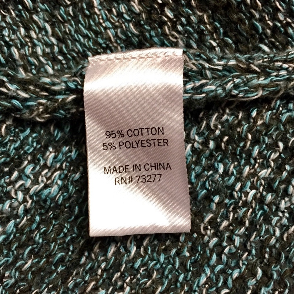 🍌 Sonoma Gray/Blue Sweater Juniors Medium - Picture 5 of 5